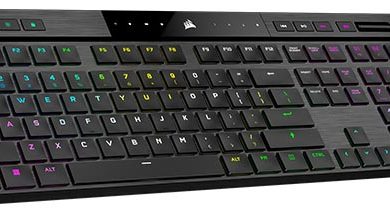 Фото - В клавиатуре Corsair K100 Air установлены механические микропереключатели Cherry MX Ultra Low Profile