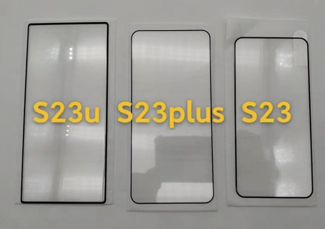 Фото - Рамки Samsung Galaxy S23, Samsung Galaxy S23+ и Samsung Galaxy S23 Ultra можно оценить на первых фотографиях защитных стекол