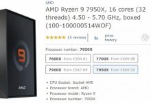 Фото - Процессоры AMD Ryzen 7000 заметно подешевели